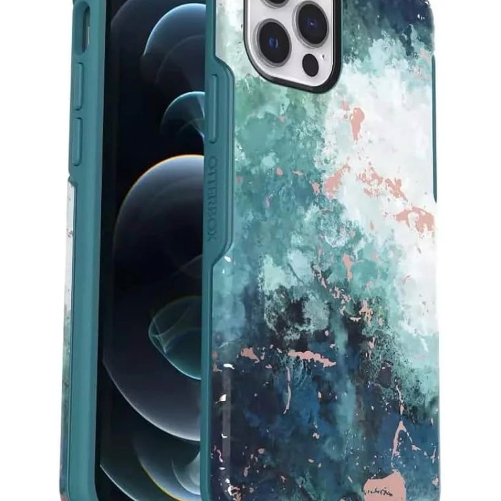 OtterBox Stylish Blue and Gold iPhone 12 Pro Max Case